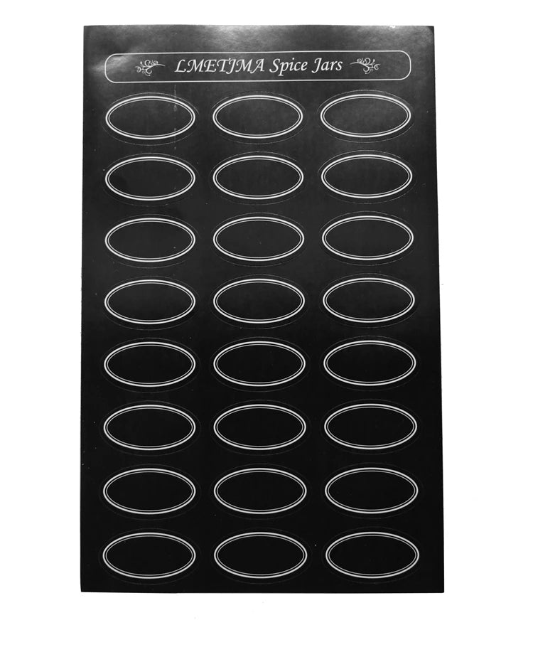 Magnetic Stainless Steel Spice Jars with Labels & Chalk Pen – Seasoning Tins & Spice Storage – Best for Fridge & Metal Boards – Available in 8 to 24 Pieces