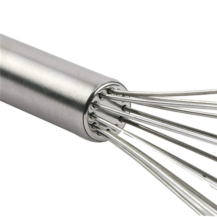 Stainless Steel Balloon Whisk – Wire Egg Whisk & Beater for Eggs, Cream & Milk – Best for Whipping, Mixing & Batters – Available in 8, 10 & 12 Inch or Set of 3
