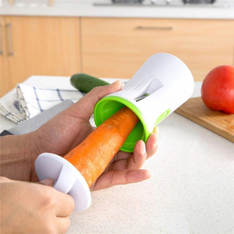 Heavy Duty Stainless Steel Spiralizer Vegetable Slicer – Spiral Cutter & Veggie Noodle Maker – Perfect for Courgetti, Carrot & Cucumber Noodles