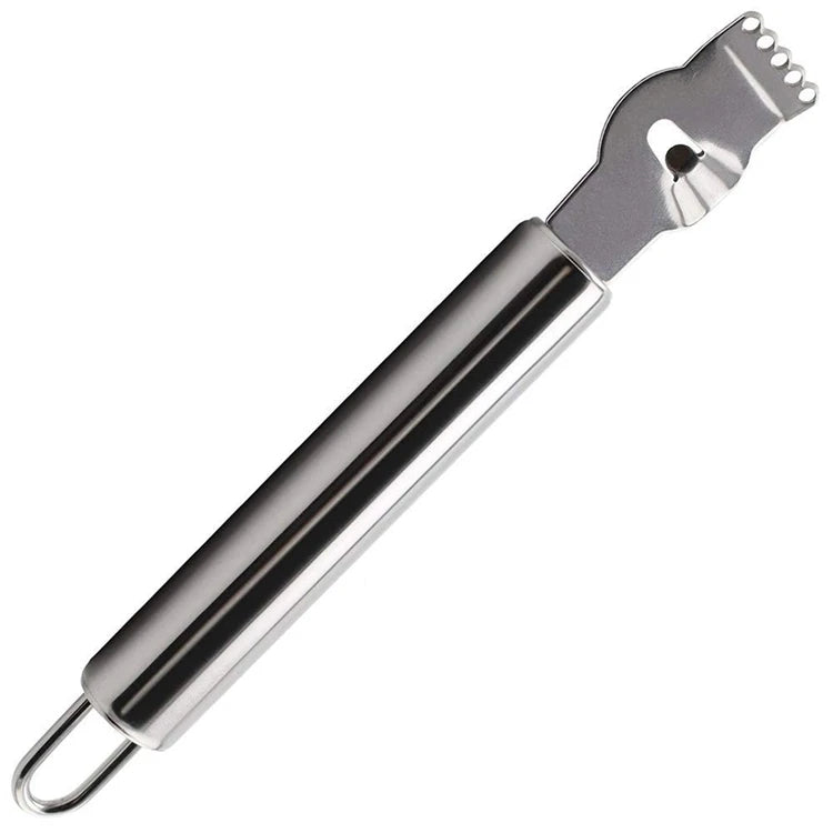 Stainless Steel Lemon Zester with Channel Knife & Hanging Loop – Citrus Zester Grater – Ideal for Lemon, Lime & Orange Zest