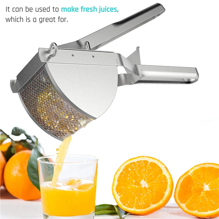 Stainless Steel Potato Ricer and Masher
