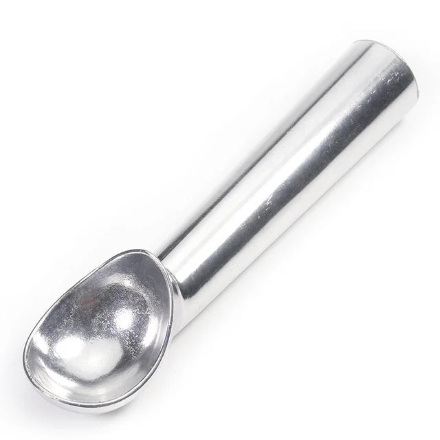 Non-Stick Anti-Freeze Stainless Steel Ice Cream Scoop – Melon Baller & Cookie Dough Scoop – Perfect for Ice Cream, Sorbet & Desserts – Available in Silver, Black & Frosted Silver Colours