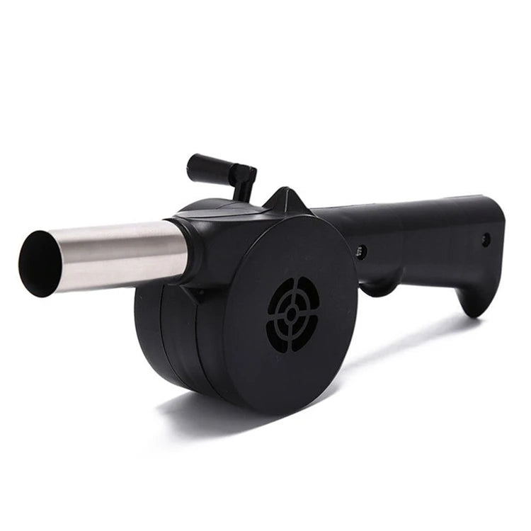 Stainless Steel Hand Crank BBQ Fan – Manual Air Blower & Fire Bellows – Ideal for Lighting Charcoal Grills, Campfires & Picnics