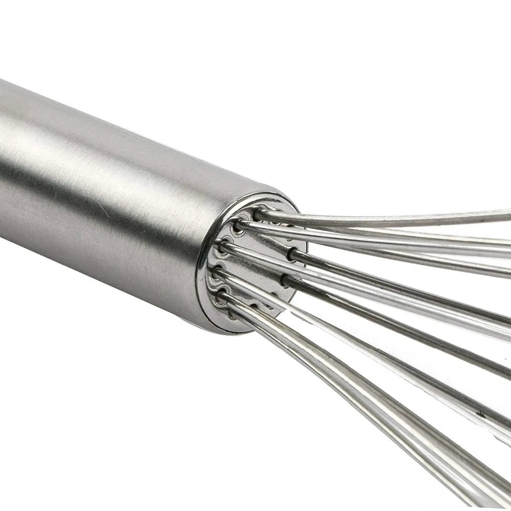 Stainless Steel Balloon Whisk – Wire Egg Whisk & Beater for Eggs, Cream & Milk – Best for Whipping, Mixing & Batters – Available in 8, 10 & 12 Inch or Set of 3
