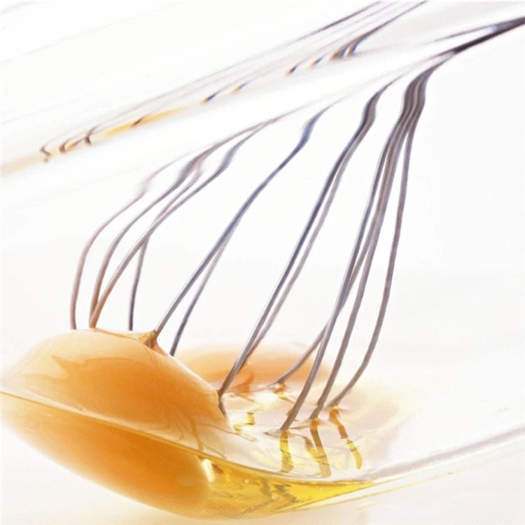 Stainless Steel Balloon Whisk – Wire Egg Whisk & Beater for Eggs, Cream & Milk – Best for Whipping, Mixing & Batters – Available in 8, 10 & 12 Inch or Set of 3