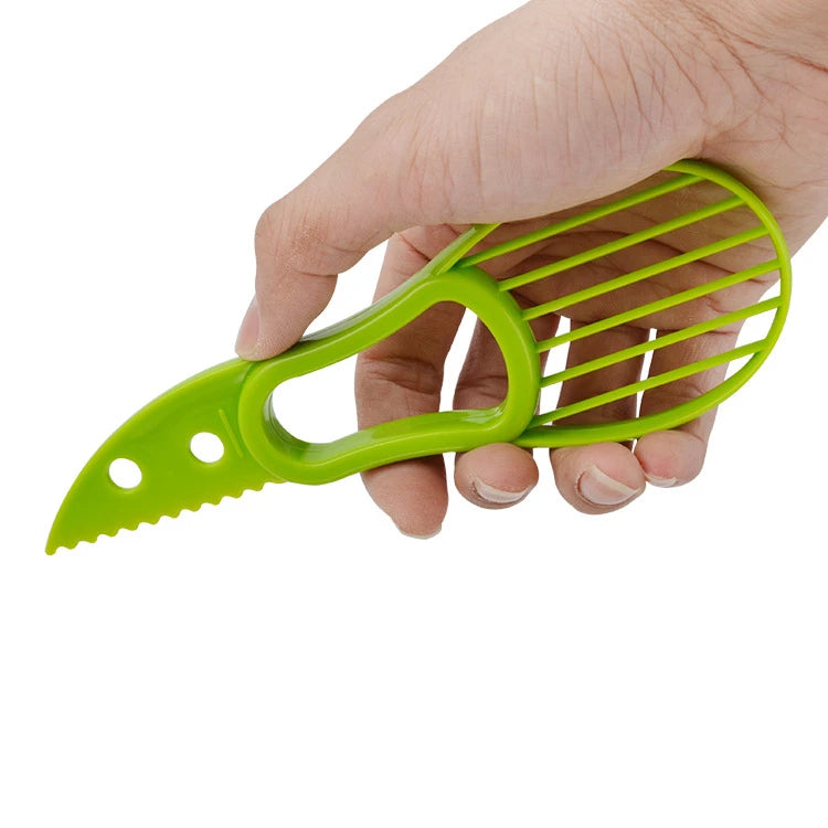 3 in 1 Avocado Slicer, Pitter & Scooper – Avocado Cutter, Skinner & Corer Tool – Great for Avocado Toast, Salads & Guacamole