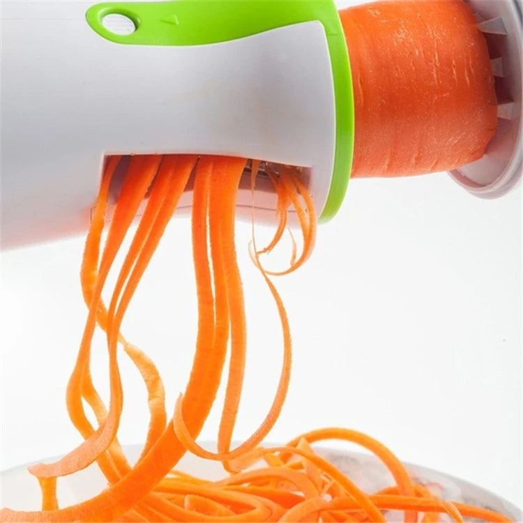 Heavy Duty Stainless Steel Spiralizer Vegetable Slicer – Spiral Cutter & Veggie Noodle Maker – Perfect for Courgetti, Carrot & Cucumber Noodles