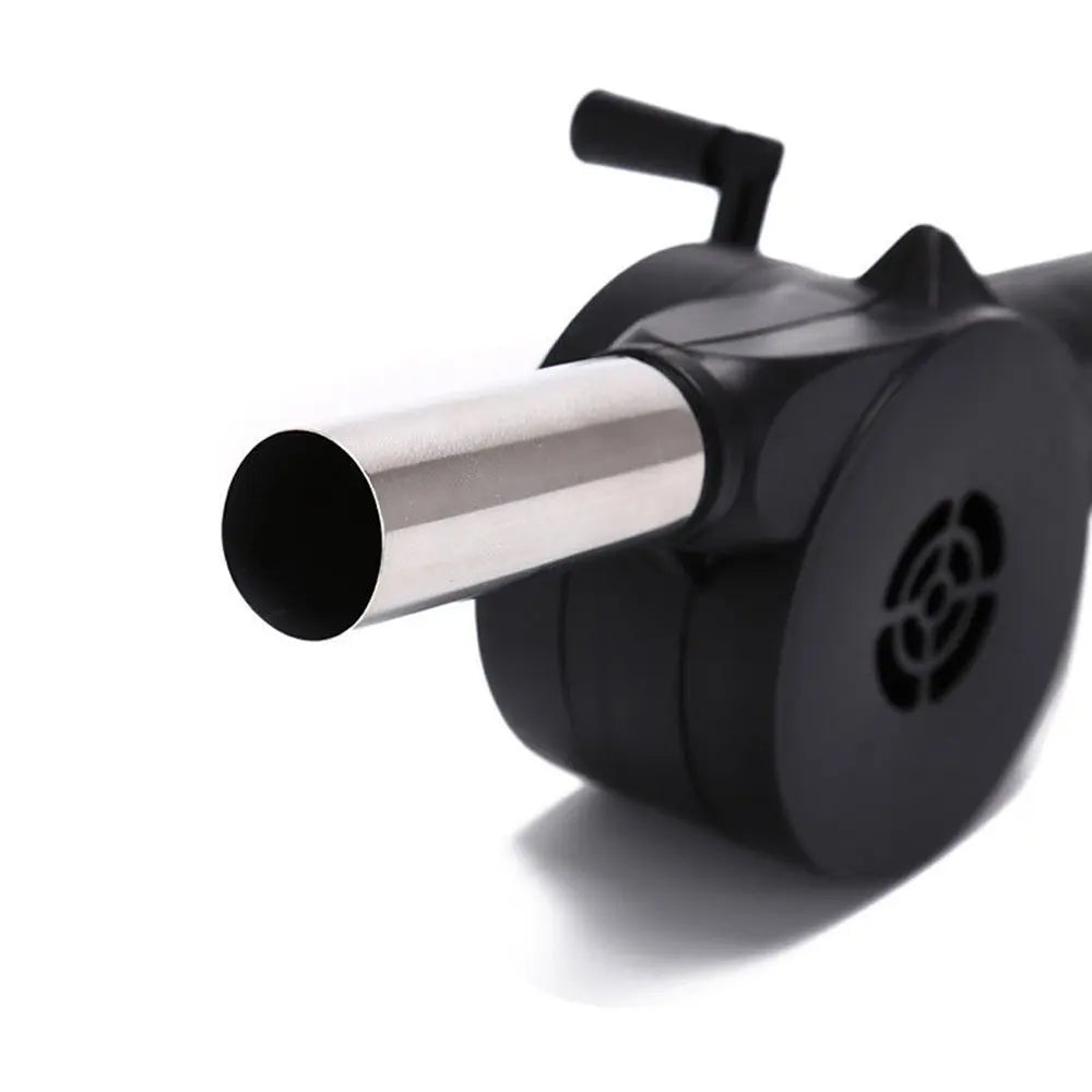 Stainless Steel Hand Crank BBQ Fan – Manual Air Blower & Fire Bellows – Ideal for Lighting Charcoal Grills, Campfires & Picnics
