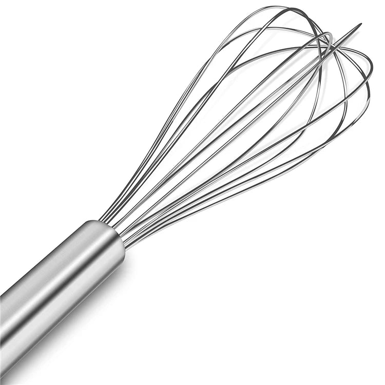 Stainless Steel Balloon Whisk – Wire Egg Whisk & Beater for Eggs, Cream & Milk – Best for Whipping, Mixing & Batters – Available in 8, 10 & 12 Inch or Set of 3
