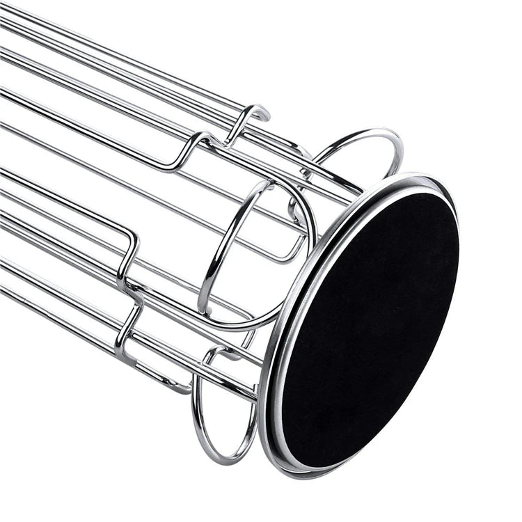 360° Rotating Stainless Steel Coffee Capsule Holder – 24 Pod Carousel Stand & Storage Rack – Best for Organising Coffee Pods on the Worktop – Available for Large Round or Small Capsules