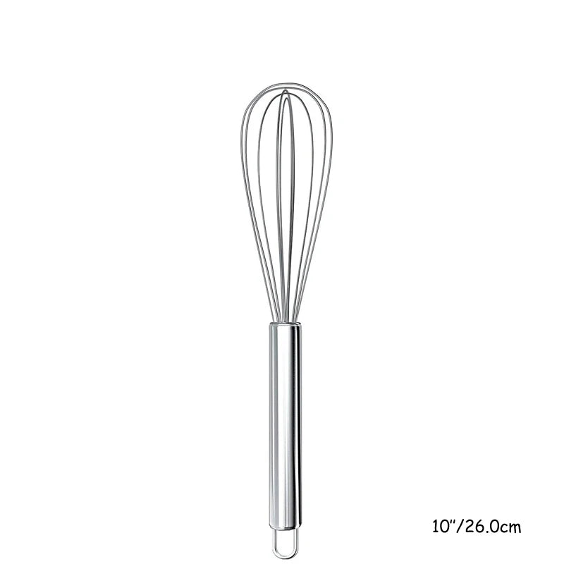 Stainless Steel Balloon Whisk – Wire Egg Whisk & Beater for Eggs, Cream & Milk – Best for Whipping, Mixing & Batters – Available in 8, 10 & 12 Inch or Set of 3