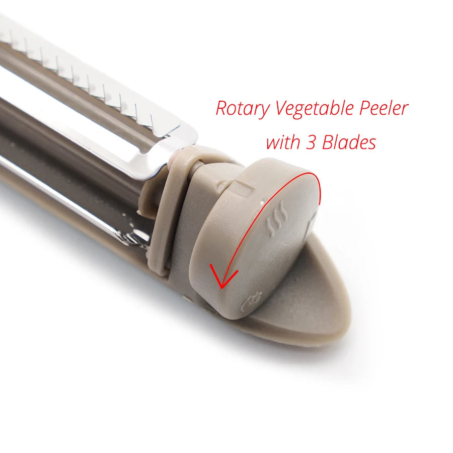 no matching product 3-in-1 Stainless Steel Vegetable Peeler