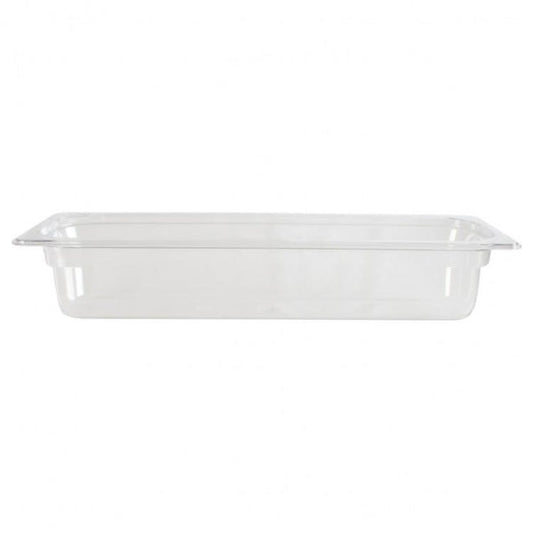 Half Size Long Polycarbonate Clear Food Pan Default Title
