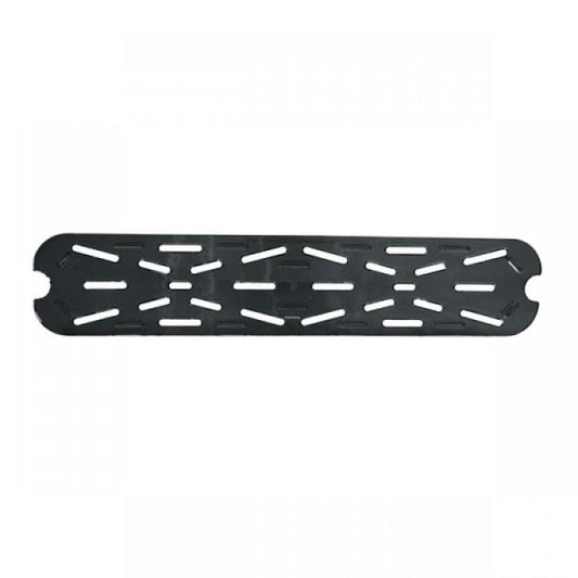 GN 1/2 Polycarbonate Gastronorm Drain Shelf Black - Design A Default Title