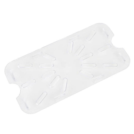 GN 1/2 Polycarbonate Gastronorm Drain Shelf Clear - Design A