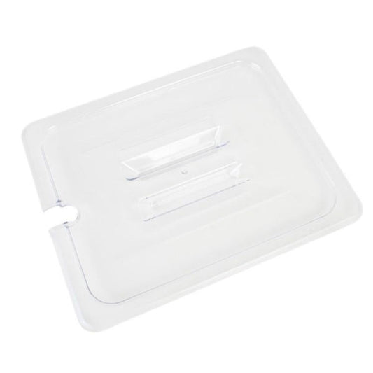 GN 1/2 Polycarbonate Gastronorm Notched Lid Clear Default Title