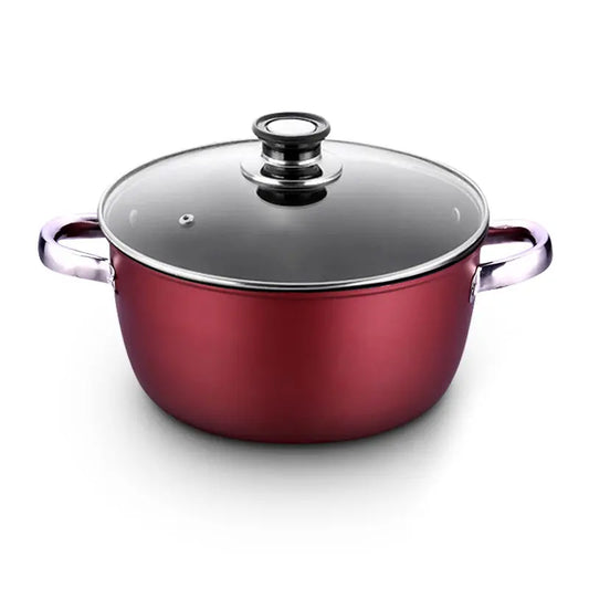 Soup Pot & Stock Pot with Lid – Thickened Base, Induction Compatible, Great for Soups, Stews, and Everyday Cooking