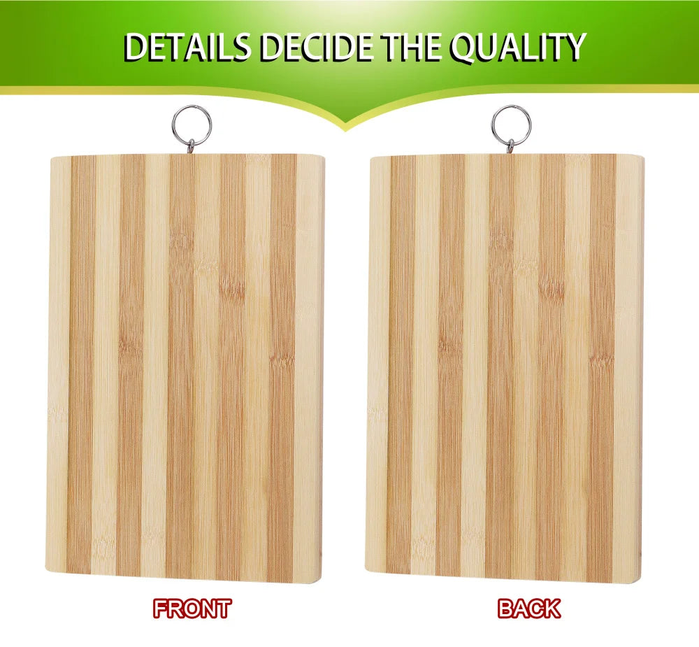 Eco-Friendly Bamboo Cutting Board – Durable Wooden Board for Effortless Cutting & Slicing Cheese & Everyday Kitchen Tasks