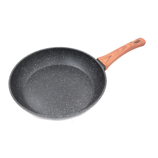 Non-Stick Aluminum Marble Coating Frying Pan – Perfect for Eggs, Pancakes, Omelettes, French Toast, Hash Browns, Sausages, Scrambled Eggs, Breakfast & Daily Cooking – Compatible with Induction & Gas Stoves – Available in 20cm, 22cm, 24cm, 26cm & 28cm