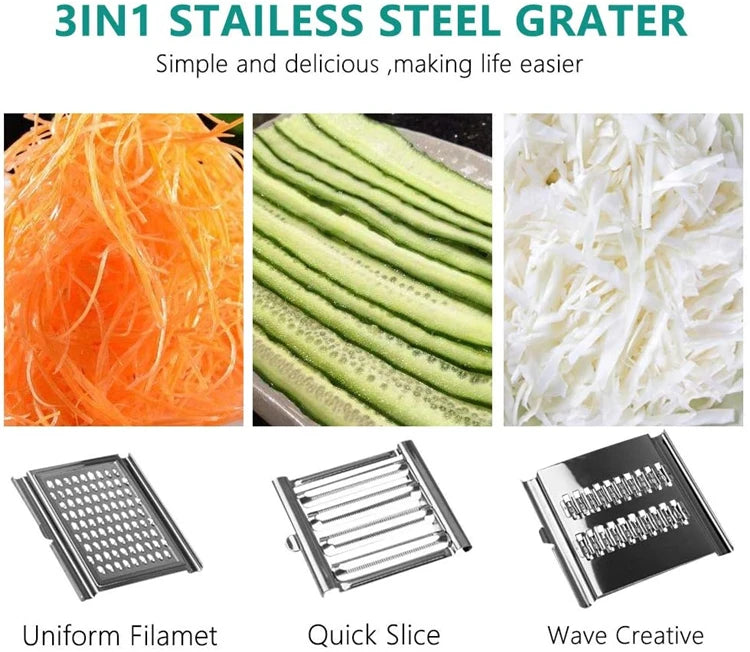 4-in-1 Stainless Steel Vegetable Slicer