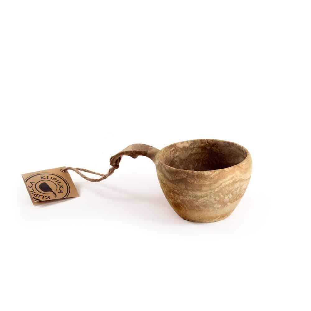 Large Drinking Cup 370ml Brown
