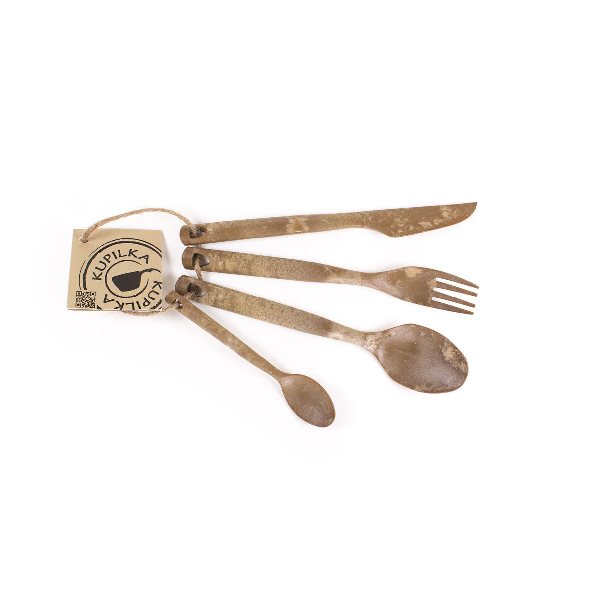 Natural Fibre Composite Cutlery Set of 4