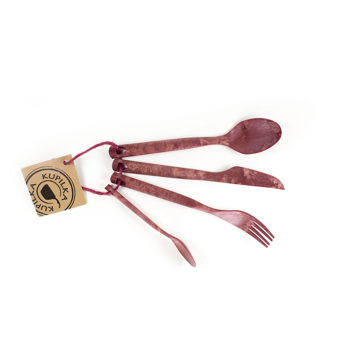 Natural Fibre Composite Cutlery Set of 4