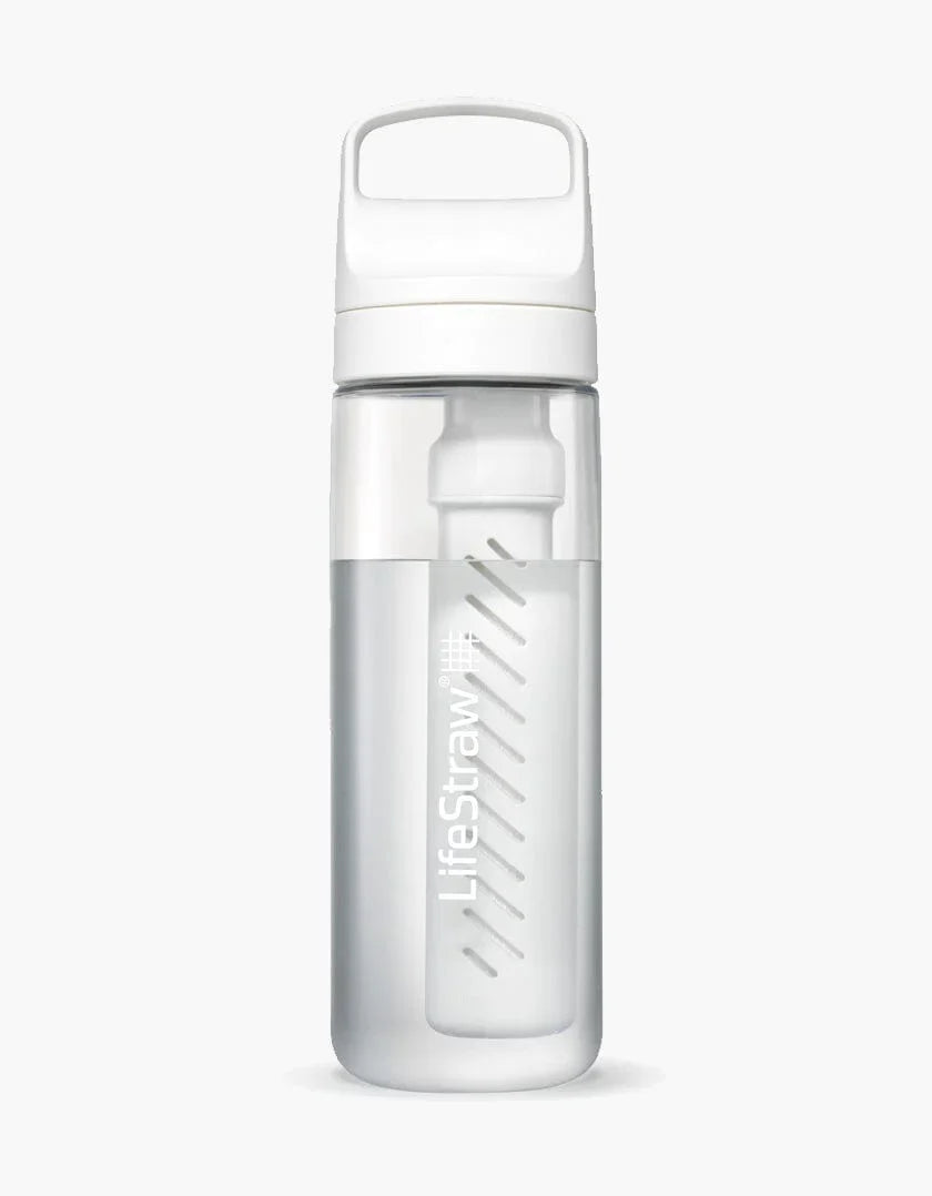 Filter Water Bottle 650ml Polar White Clear