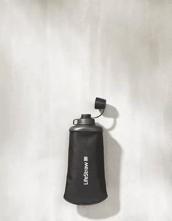 Collapsible Squeeze bottle with Filter 1L