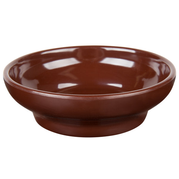 Melamine Chocolate Salsa Dish 4.5oz - Dozen