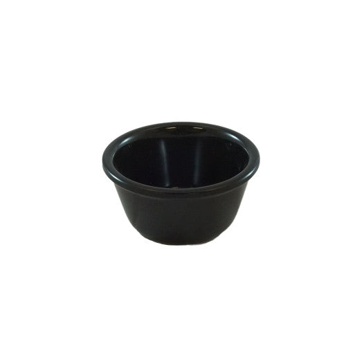 Contemporary Melamine Black Ramekin 75ml - Pack of 12