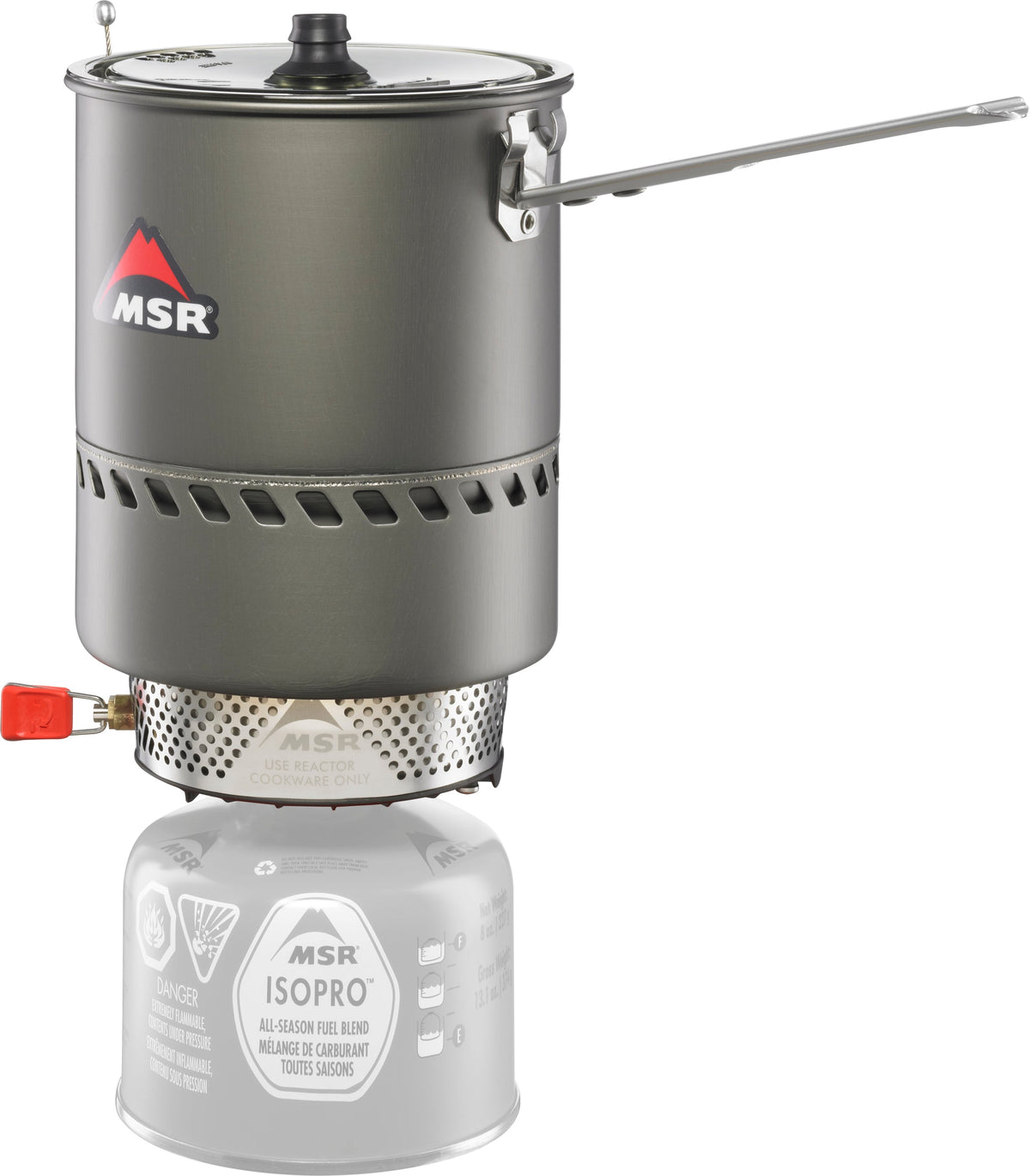Integrated Camping Stove and Pot Cooking System 1.7L
