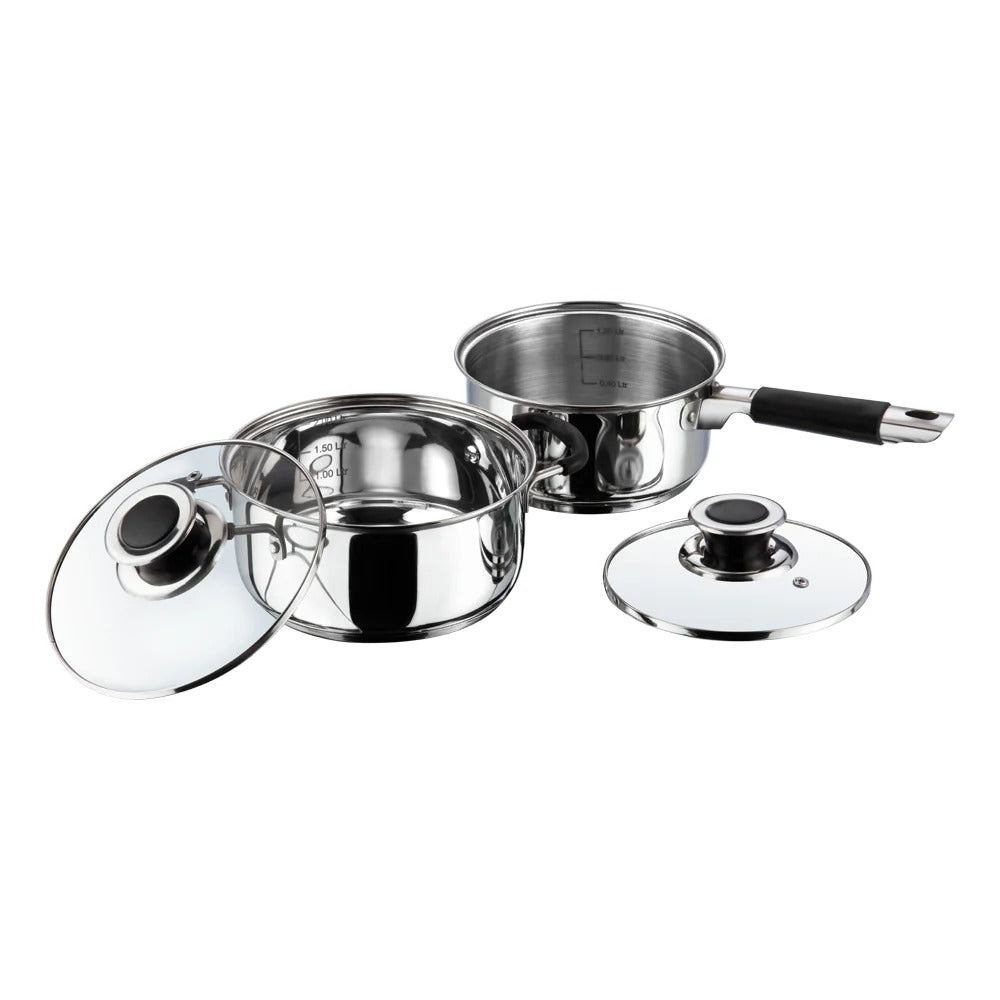 Stainless Steel Induction Friendly Master Chef Cookware Set Piece