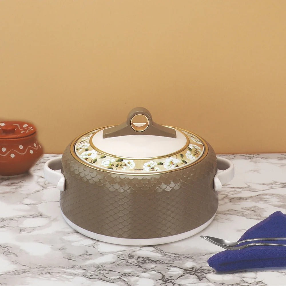Coral Glass Lid Insulated Casserole 2000 ml
