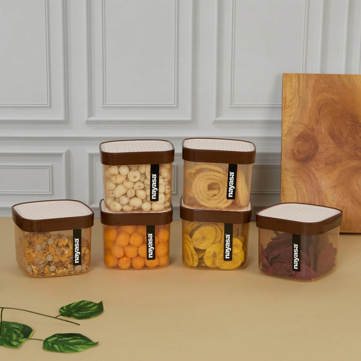 Airtight Stackable Food Storage Container Set of 12 (750 ml)