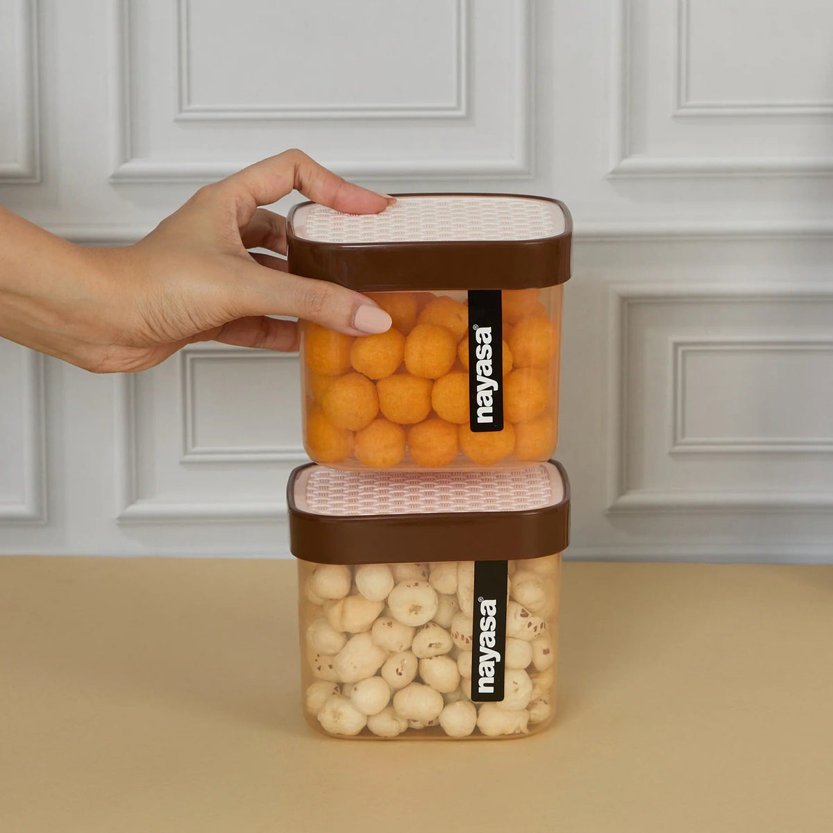 Airtight Stackable Food Storage Container Set of 12 (750 ml)