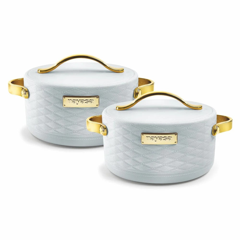 Tyson Insulated Casserole Twin Set 1500 ml Grey