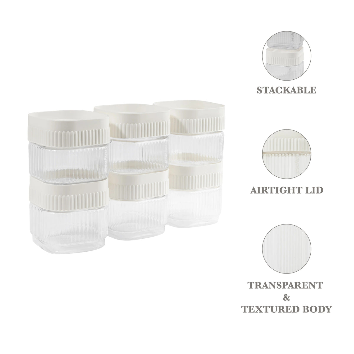 Refresh Airtight Food Storage Container Set of 6