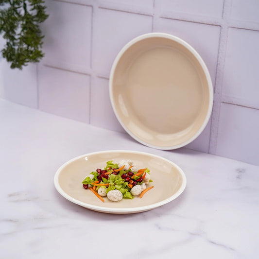 Round Plastic Full Plate Set of 6
