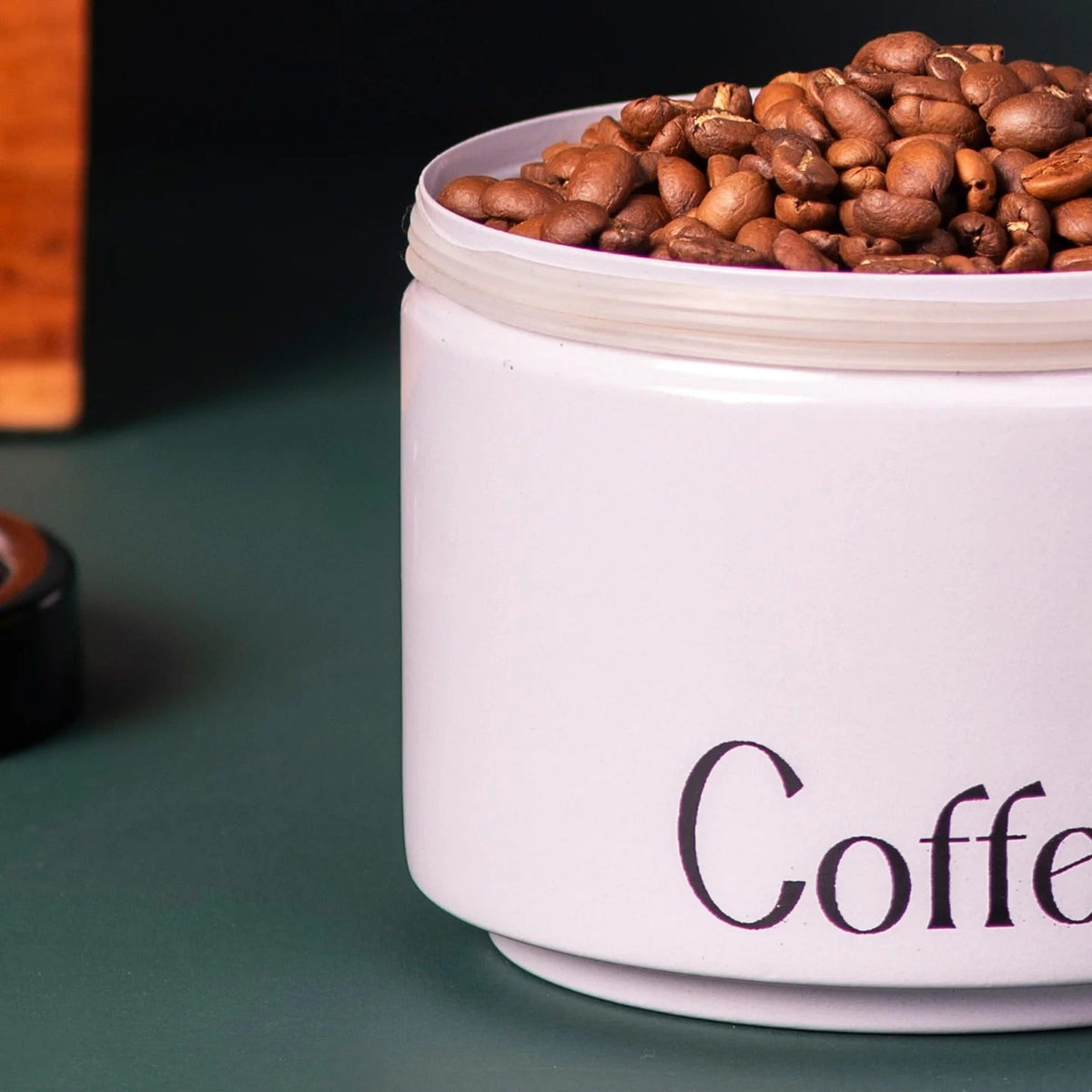 Sleek Canister Jars Set of 3 for Storage Tea Coffee Sugar