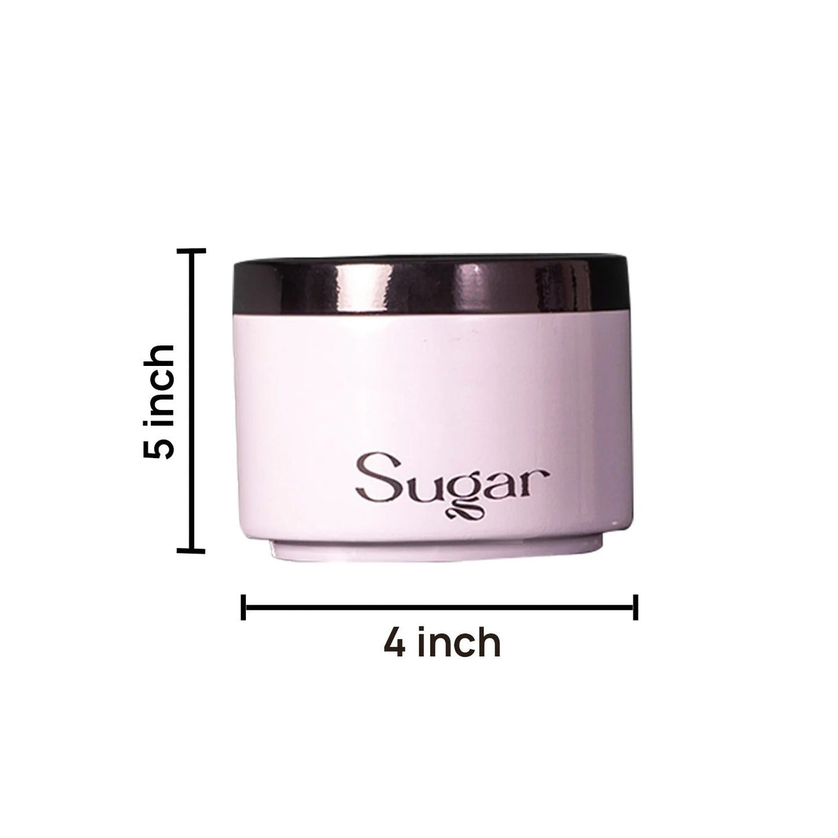 Sleek Canister Jars Set of 3 for Storage Tea Coffee Sugar