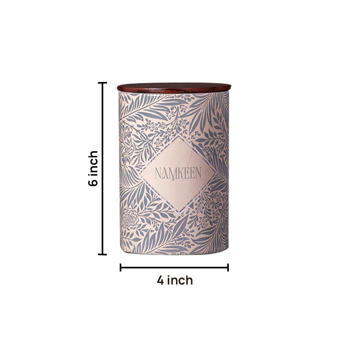 Exquisite Floral Jars Canister Set of 4 for Tea Coffee Sugar Namkeen