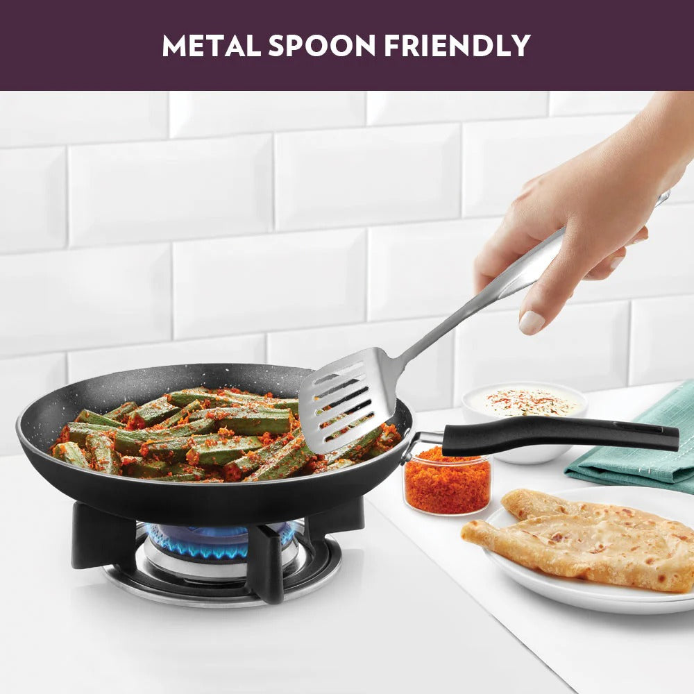 Hard Anodized Fry Pan with Glass Lid