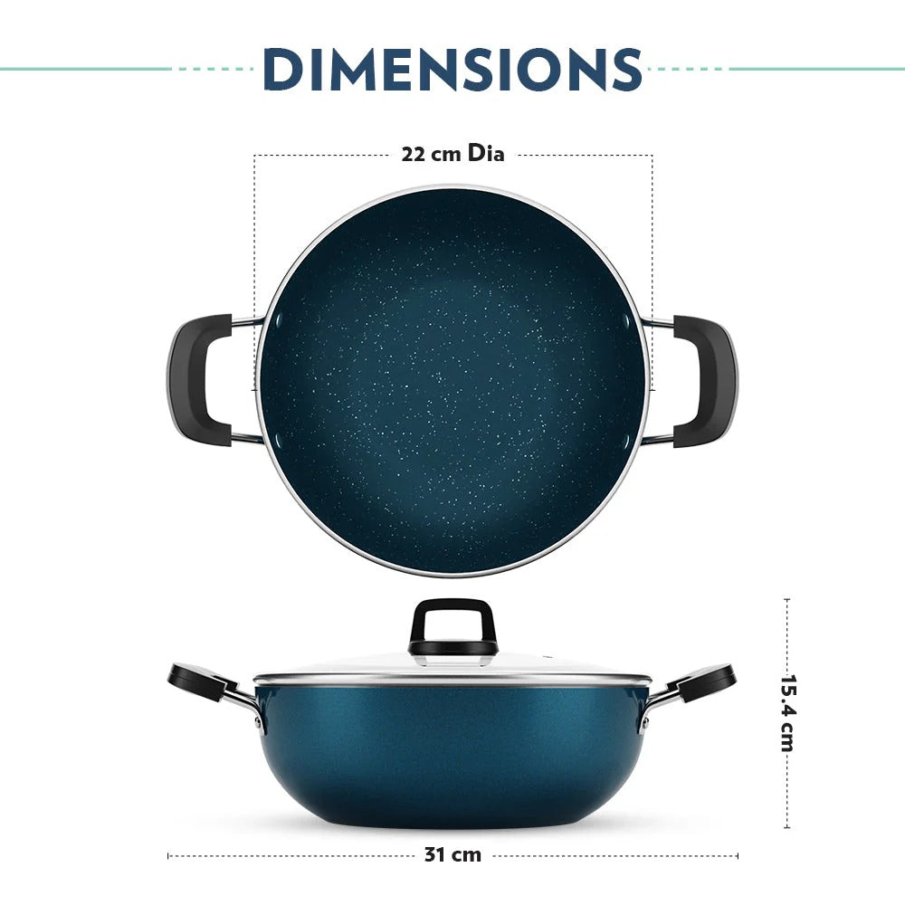 Non-Stick Kadhai with Lid