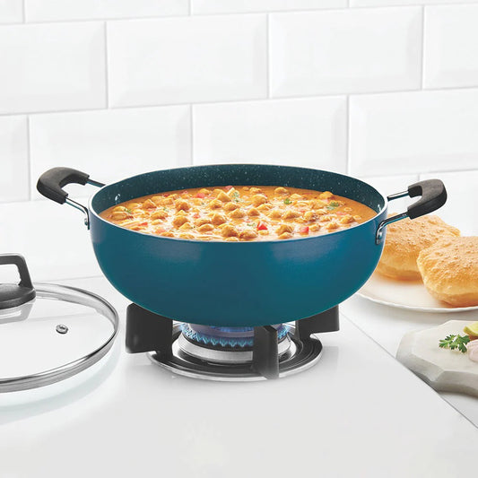 Non-Stick Kadhai with Lid 22Cm