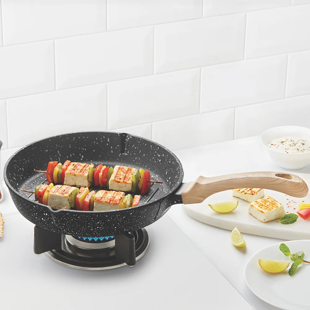 Induction Non-Stick Grill Fry Pan 24 cm