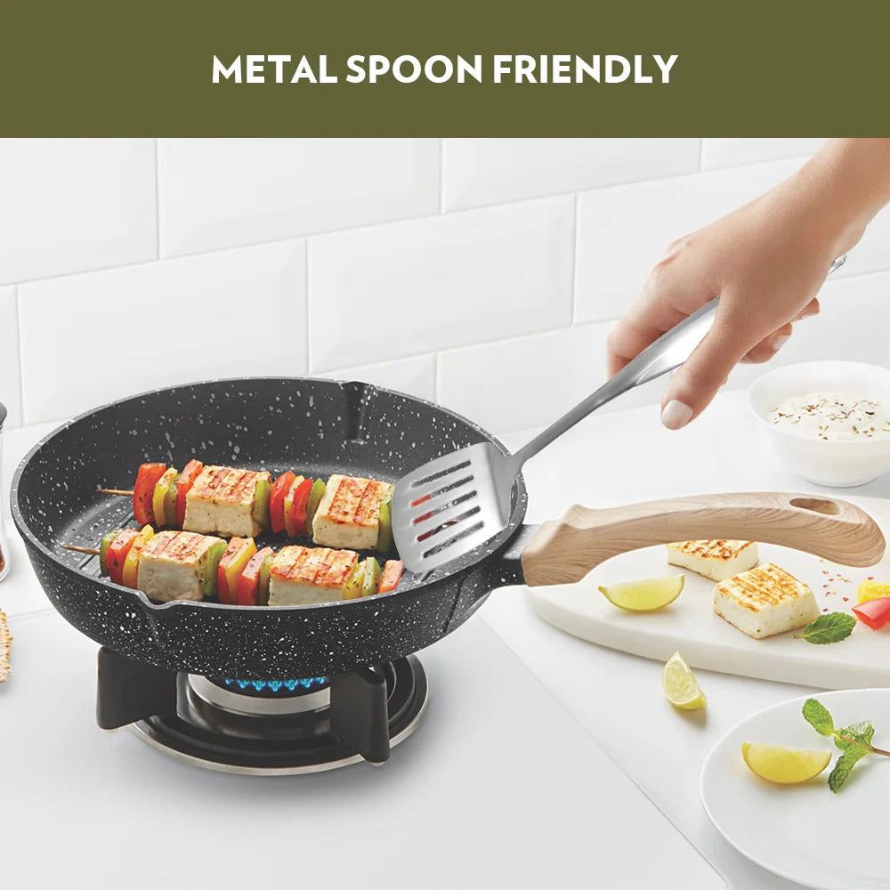 Induction Non-Stick Grill Fry Pan 24 cm