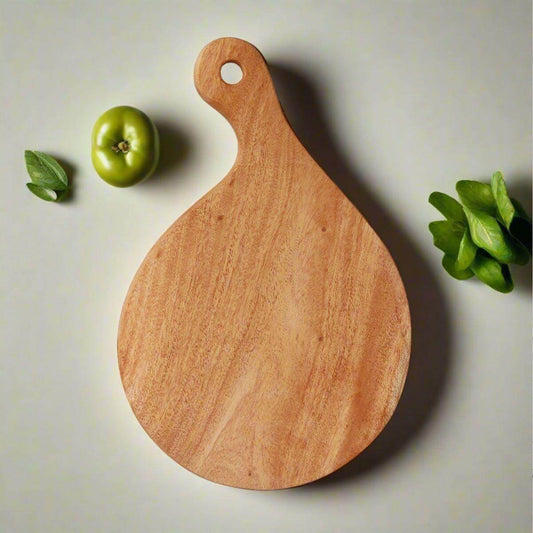 Neem Wood Chopping Board Compact Designer Shape