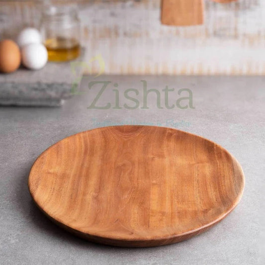 Neem Wood Dinner Plate Regular Size