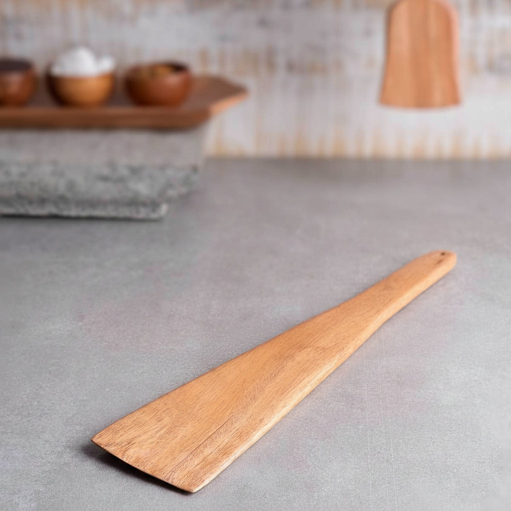 Neem Wood Ladle Dosa Traditional Kitchen Ladle
